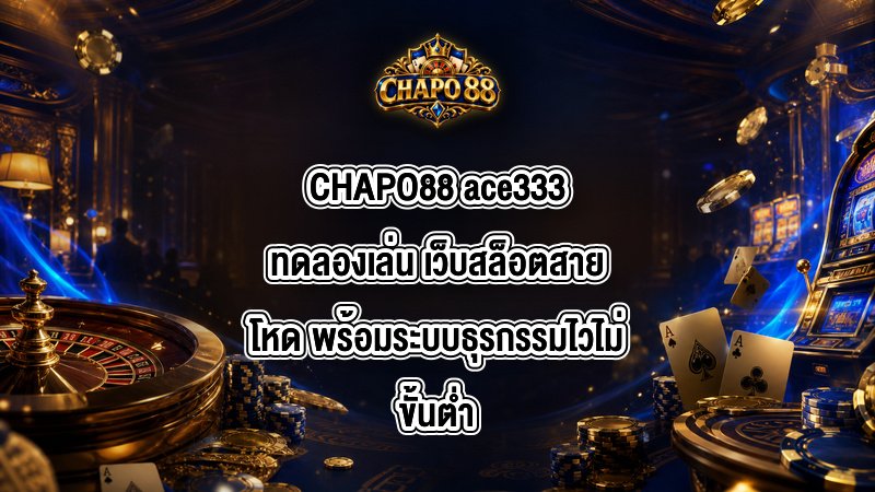 CHAPO88 ace333ทดลองเล่น