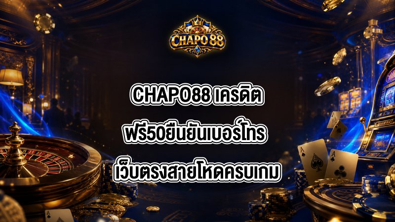 CHAPO88 เครดิตฟรี50ยืนยันเบอร์โทร